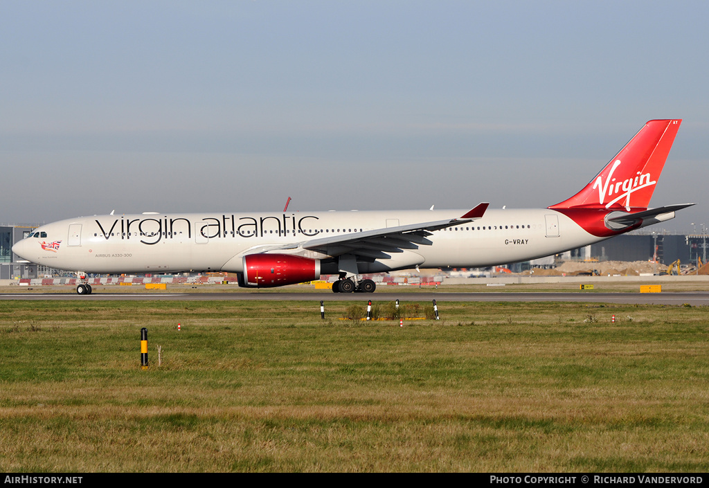 Aircraft Photo of G-VRAY | Airbus A330-343 | Virgin Atlantic Airways | AirHistory.net #1282