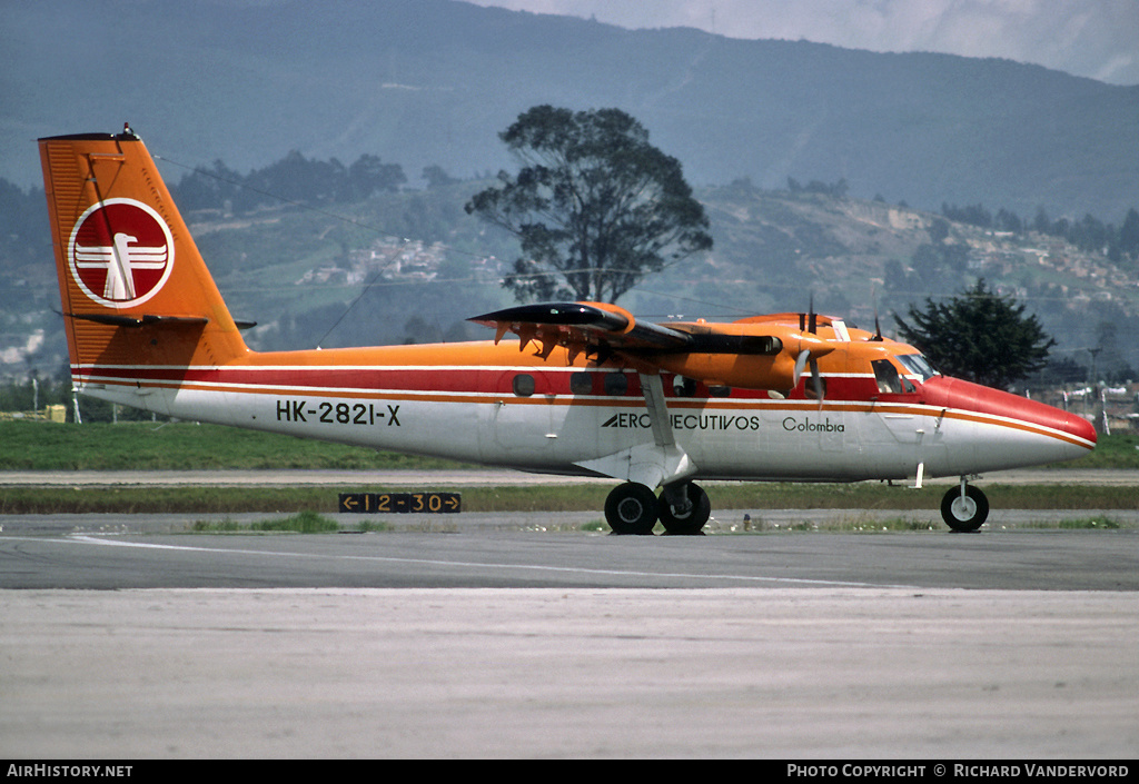 Aircraft Photo of HK2821X | De Havilland Canada DHC-6-300 Twin Otter | Aeroejecutivos Colombia | AirHistory.net #1313