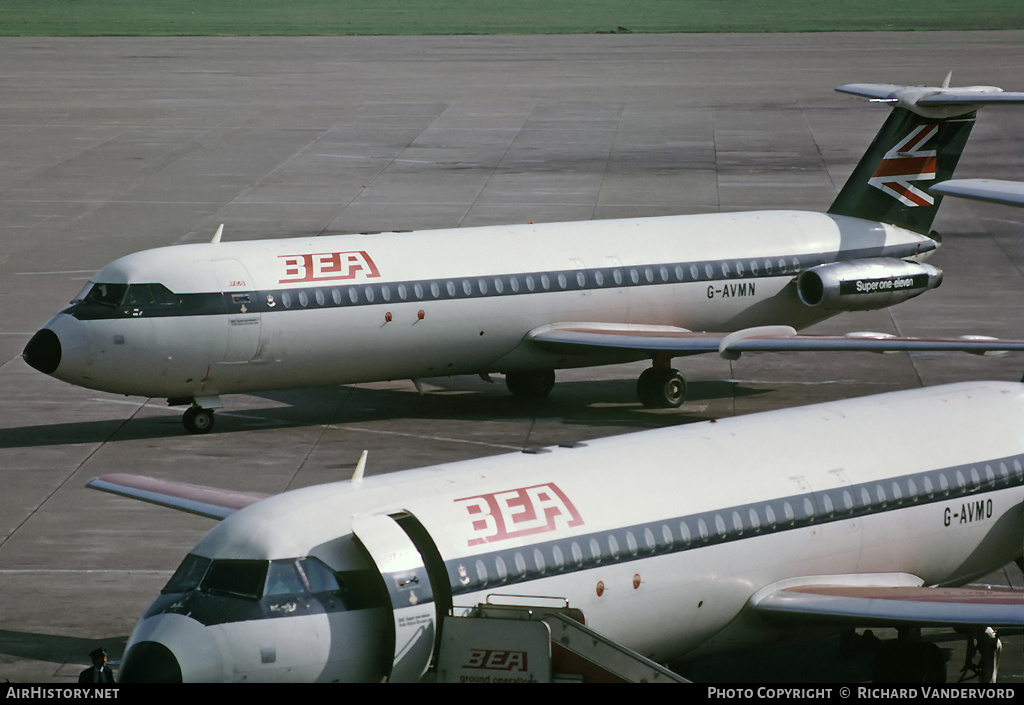 Aircraft Photo of G-AVMN | BAC 111-510ED One-Eleven | BEA - British European Airways | AirHistory.net #1325