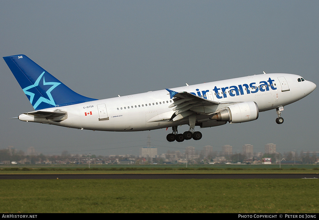 Aircraft Photo of C-GTSX | Airbus A310-304 | Air Transat | AirHistory.net #1331