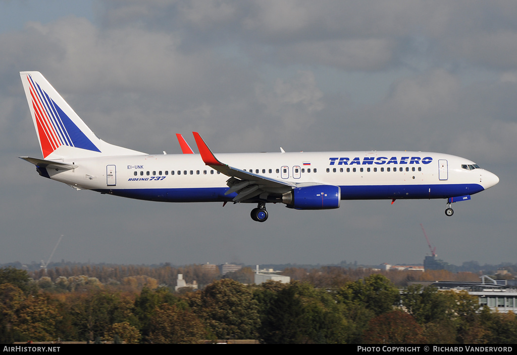 Aircraft Photo of EI-UNK | Boeing 737-86J | Transaero Airlines | AirHistory.net #1344