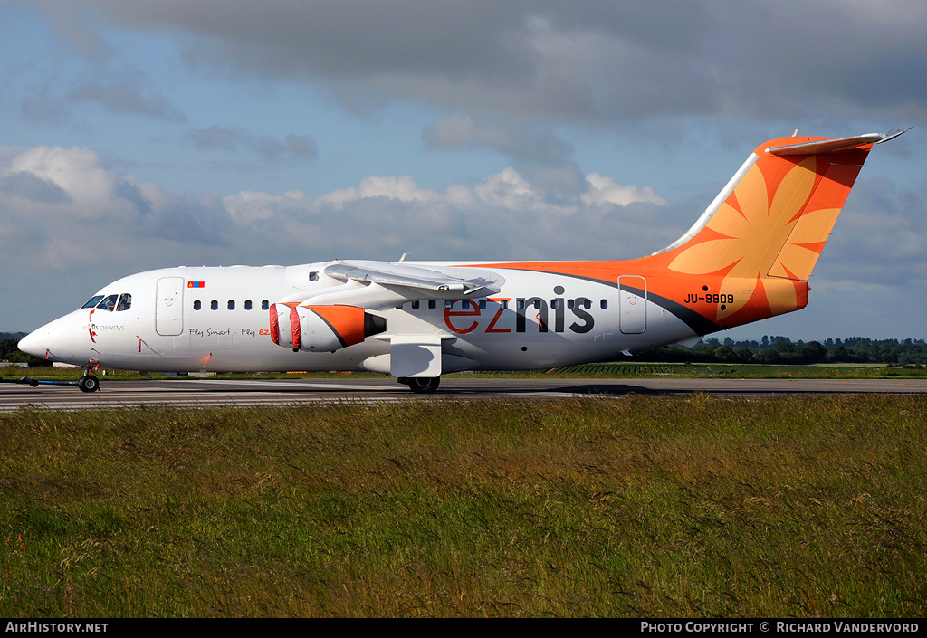 Aircraft Photo of JU-9909 | British Aerospace Avro 146-RJ85 | Eznis Airways | AirHistory.net #1355