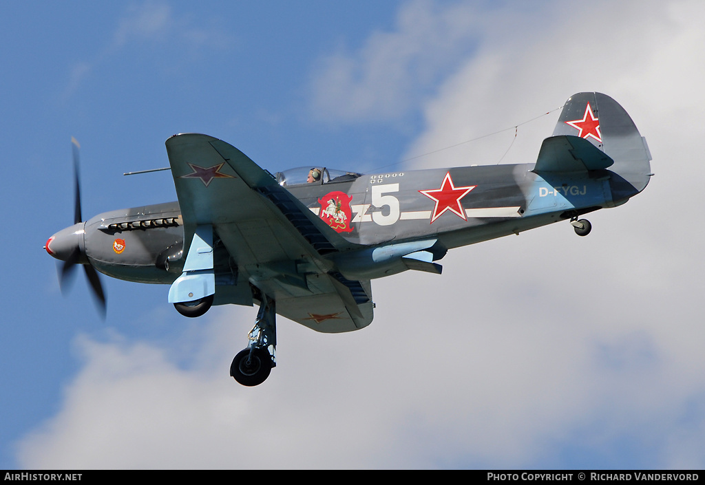 Aircraft Photo of D-FYGJ | Yakovlev Yak-3M | Soviet Union - Air Force | AirHistory.net #1366