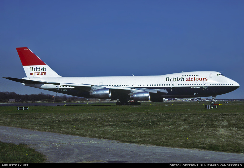 Aircraft Photo of G-BDXL | Boeing 747-236B | British Airtours | AirHistory.net #1373