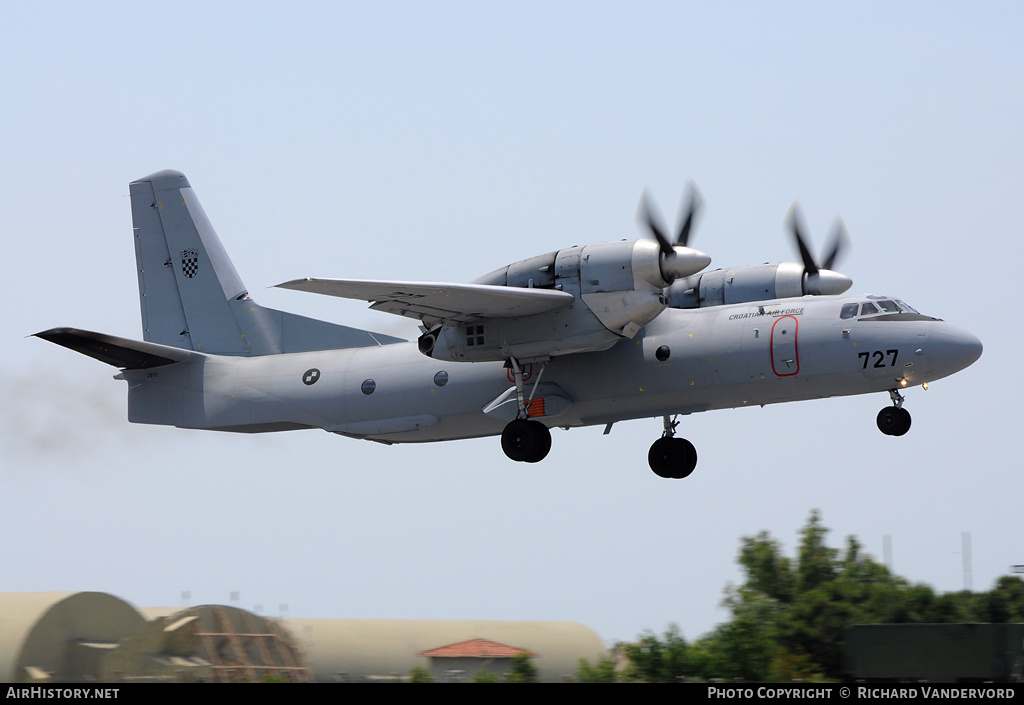 Aircraft Photo of 727 | Antonov An-32B | Croatia - Air Force | AirHistory.net #1376