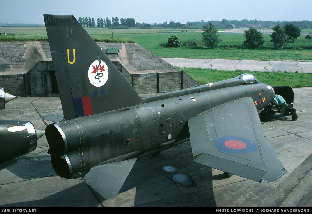 Aircraft Photo of XN735 | English Electric Lightning F.2A | UK - Air Force | AirHistory.net #1381