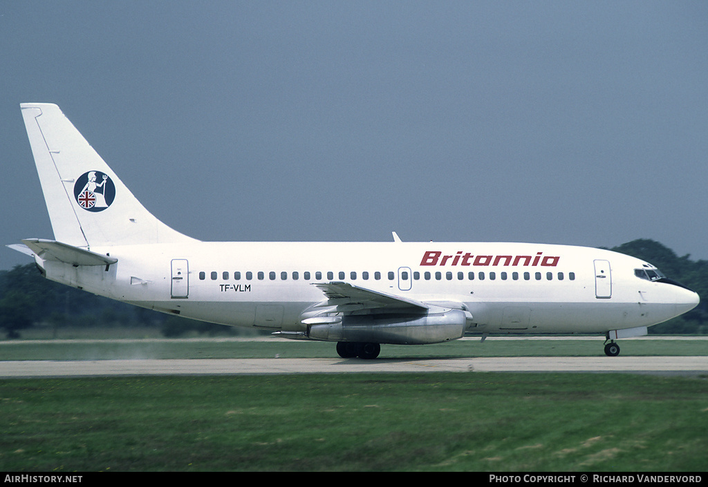 Aircraft Photo of TF-VLM | Boeing 737-248/Adv | Britannia Airways | AirHistory.net #1392