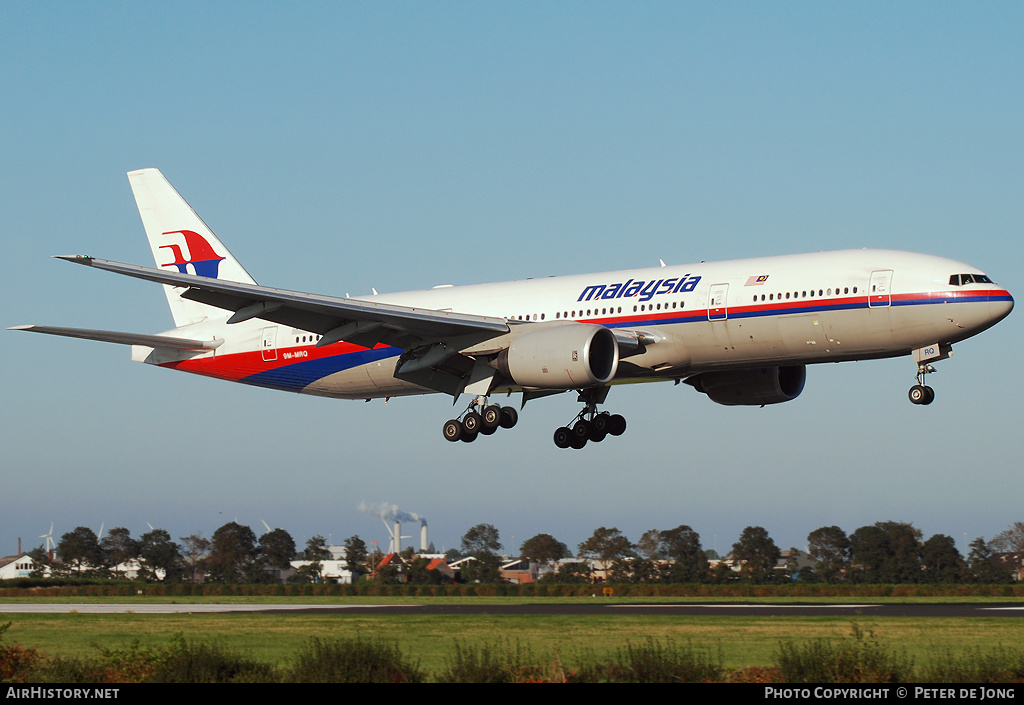 Aircraft Photo of 9M-MRQ | Boeing 777-2H6/ER | Malaysia Airlines | AirHistory.net #1396