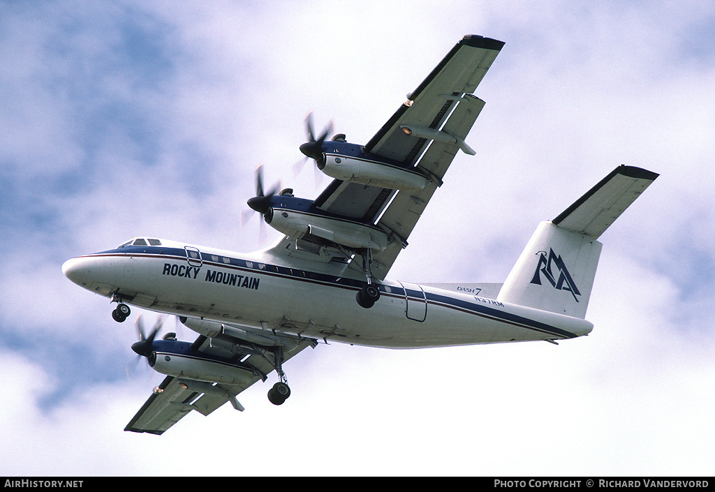 Aircraft Photo of N37RM | De Havilland Canada DHC-7-102 Dash 7 | Rocky Mountain Airways | AirHistory.net #1398