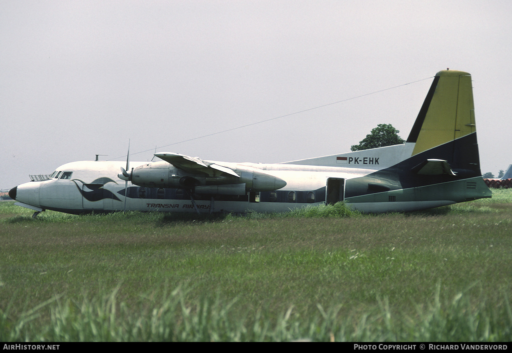 Aircraft Photo of PK-EHK | Fairchild F-27 | Trasna Airways | AirHistory.net #1400