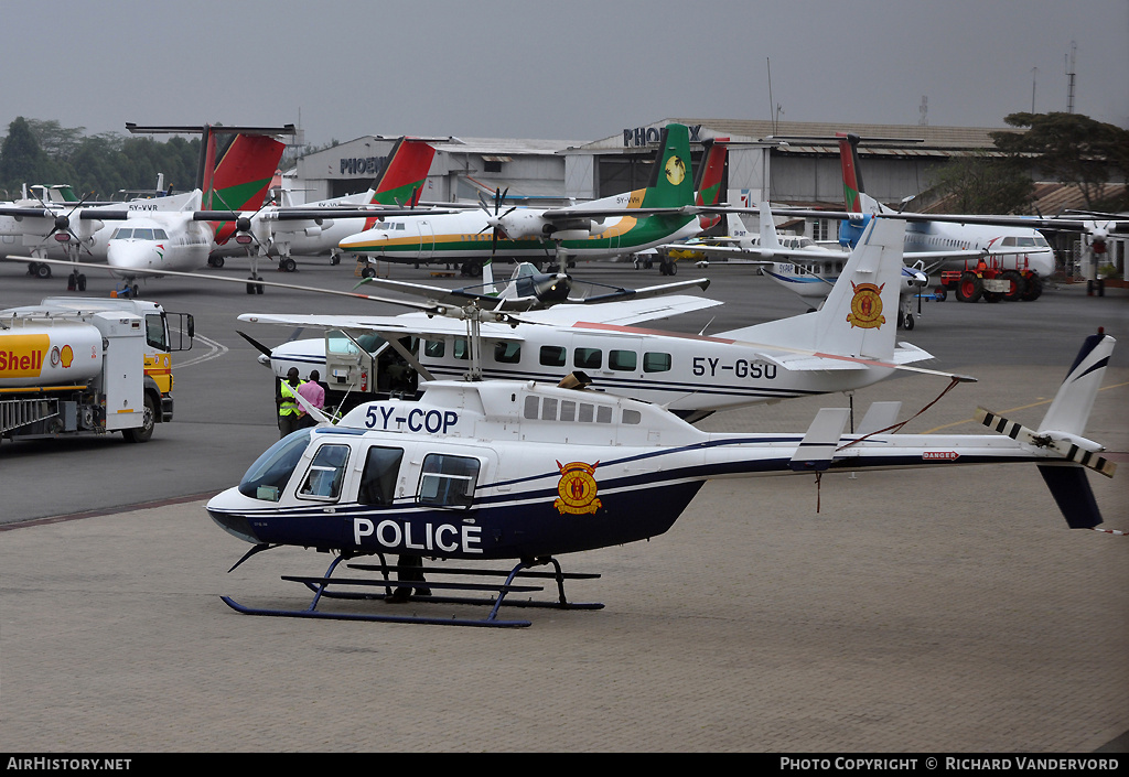 Aircraft Photo of 5Y-COP | Bell 206L-4 LongRanger IV | Kenya Police | AirHistory.net #1404