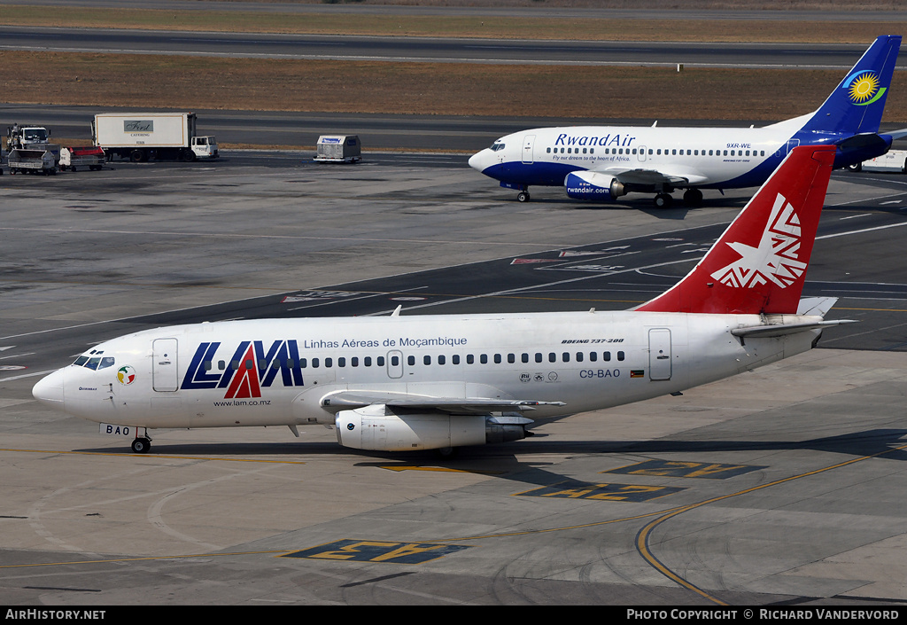 Aircraft Photo of C9-BAO | Boeing 737-205/Adv | LAM - Linhas Aéreas de Moçambique | AirHistory.net #1407