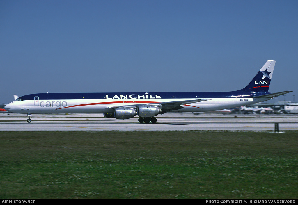 Aircraft Photo of CC-CDS | McDonnell Douglas DC-8-71(F) | LAN Chile Cargo - Línea Aérea Nacional | AirHistory.net #1416