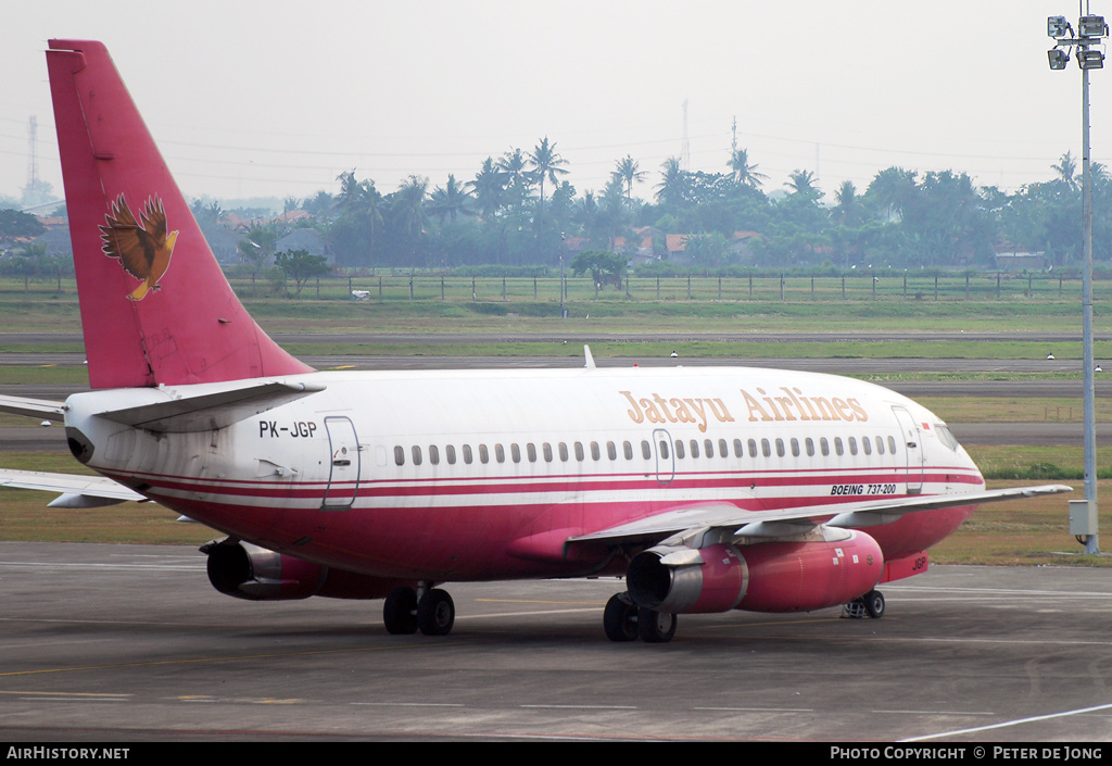 Aircraft Photo of PK-JGP | Boeing 737-204/Adv | Jatayu Airlines | AirHistory.net #1427