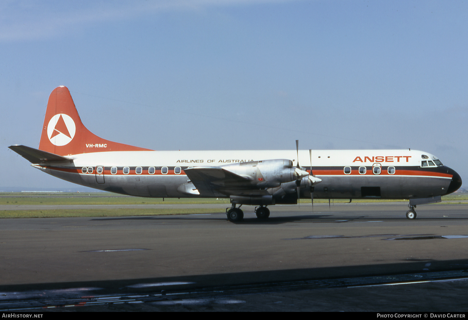 Aircraft Photo of VH-RMC | Lockheed L-188A Electra | Ansett Airlines of Australia | AirHistory.net #1431