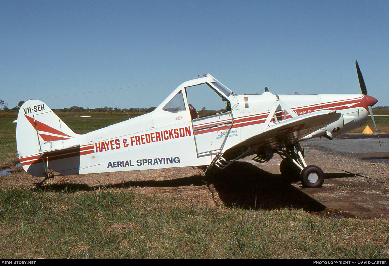 Aircraft Photo of VH-SEH | Piper PA-25-235 Pawnee D | Hayes & Frederickson Aerial Spraying | AirHistory.net #1511