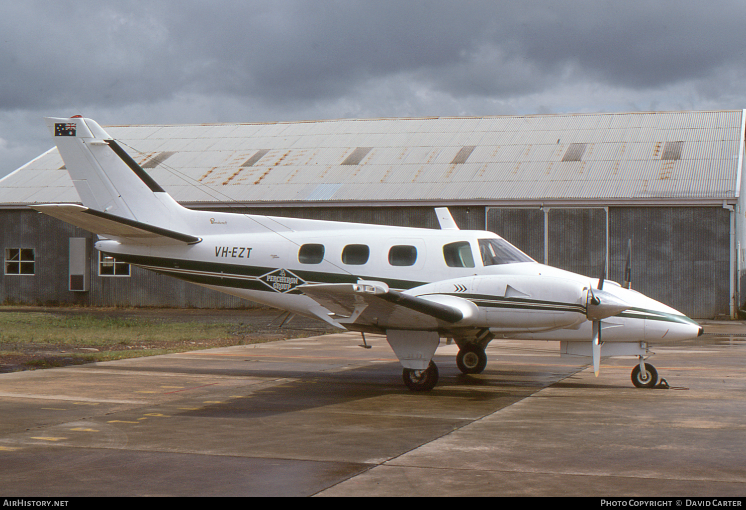 Aircraft Photo of VH-EZT | Beech A60 Duke | Percheron Group | AirHistory.net #1524