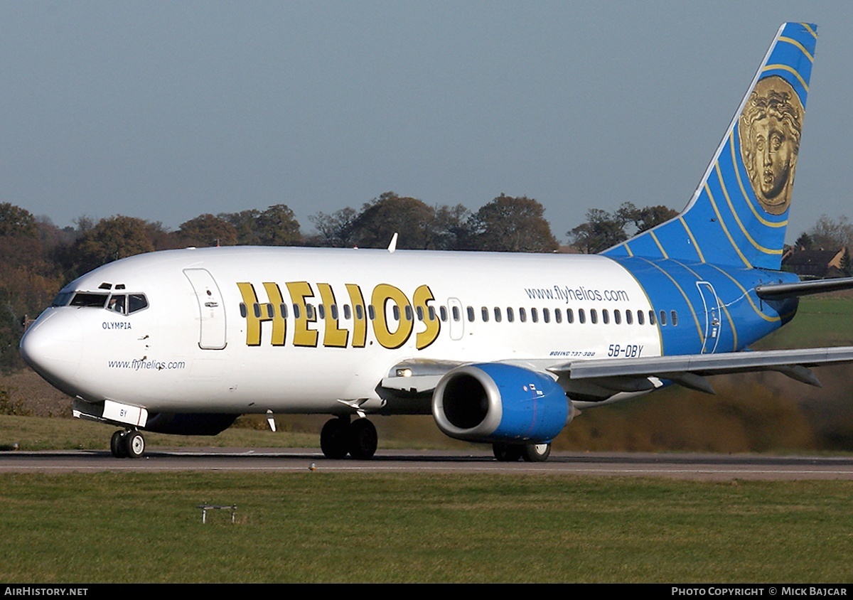 Aircraft Photo of 5B-DBY | Boeing 737-31S | Helios Airways | AirHistory.net #1556