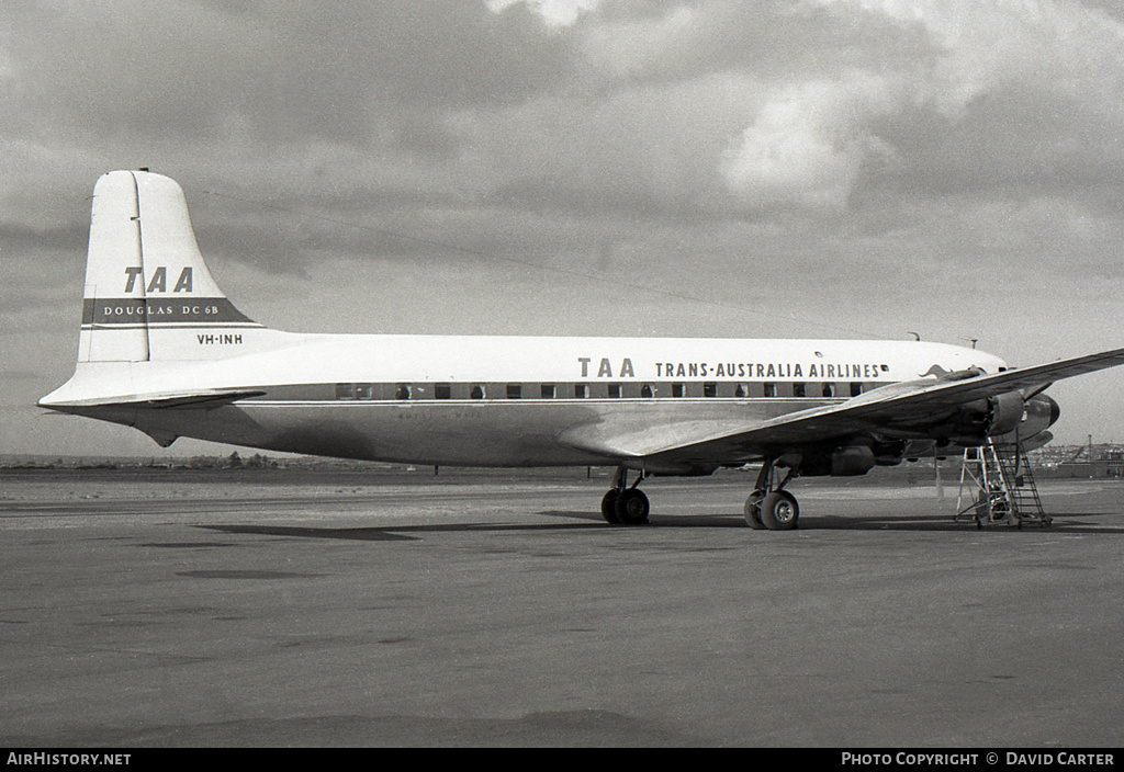 Aircraft Photo of VH-INH | Douglas DC-6B | Trans-Australia Airlines - TAA | AirHistory.net #1571