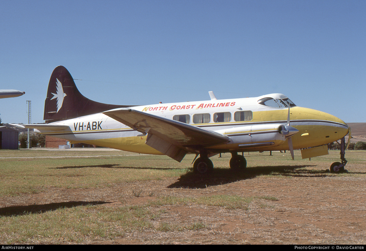 Aircraft Photo of VH-ABK | De Havilland D.H. 104 Devon C2/2 | North Coast Airlines | AirHistory.net #1584