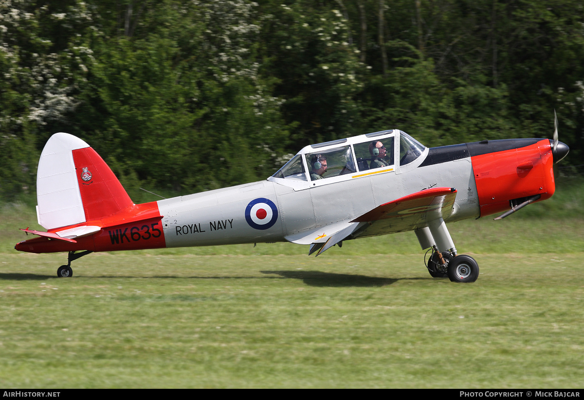 Aircraft Photo of G-HFRH / WK635 | De Havilland DHC-1 Chipmunk Mk22 | UK - Navy | AirHistory.net #1618