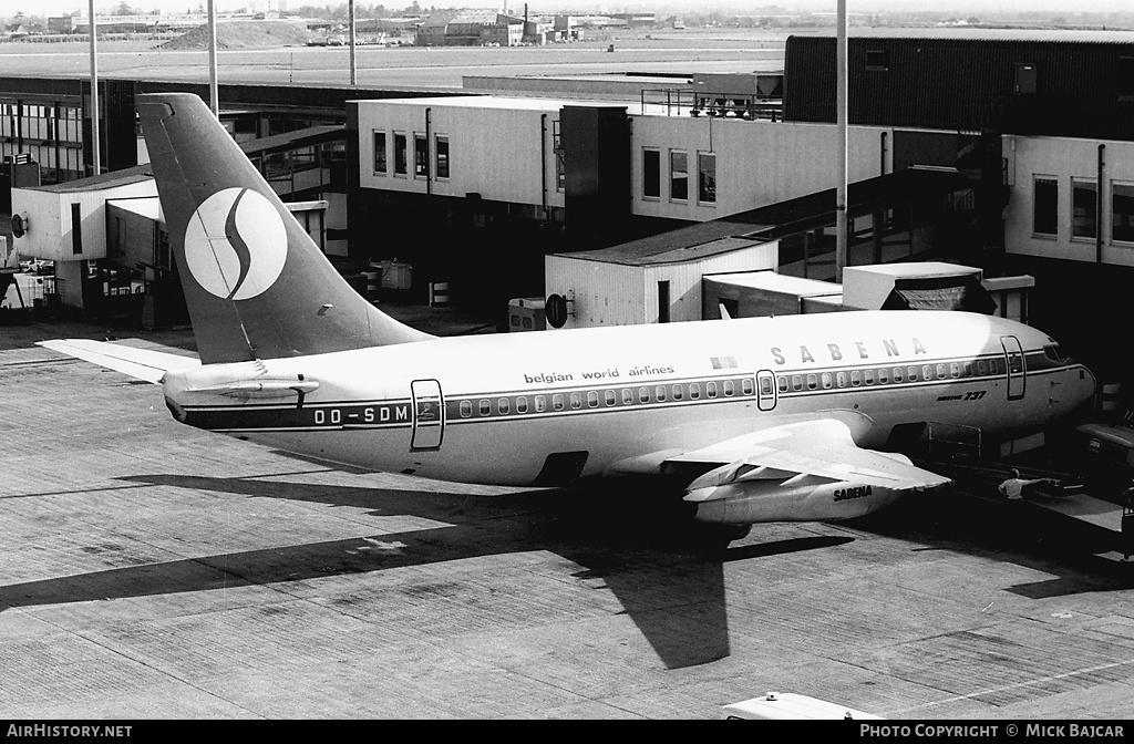 Aircraft Photo of OO-SDM | Boeing 737-229/Adv | Sabena | AirHistory.net #1634