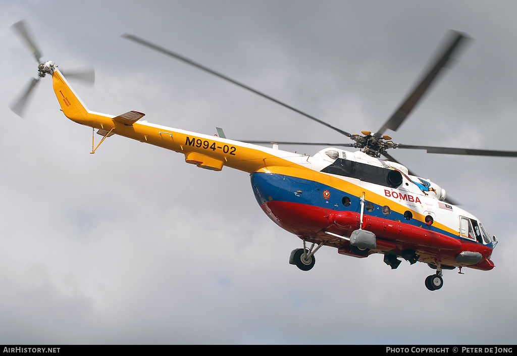 Aircraft Photo of M994-02 | Mil Mi-17-1V | Malaysia - Fire Department | AirHistory.net #1649