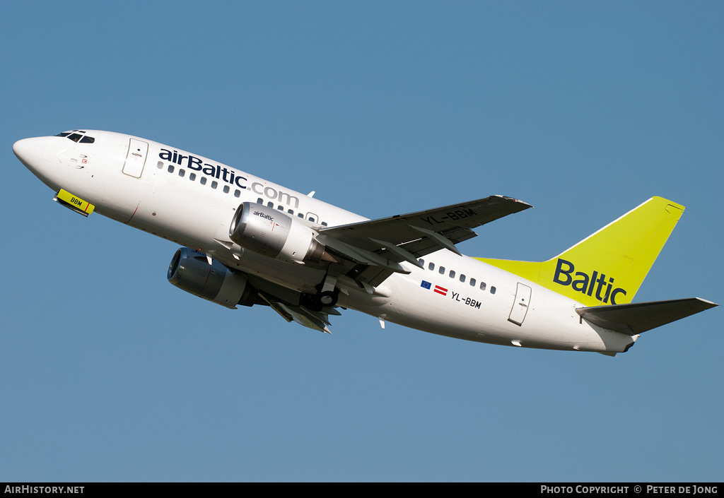 Aircraft Photo of YL-BBM | Boeing 737-522 | AirBaltic | AirHistory.net