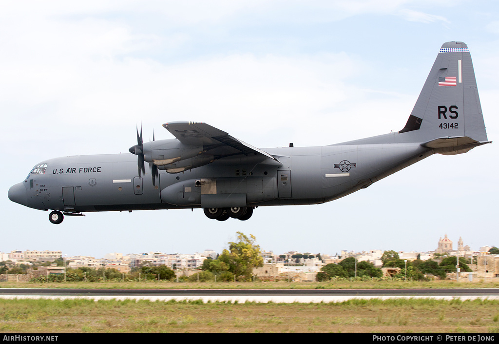 Aircraft Photo of 04-3142 / 43142 | Lockheed Martin C-130J-30 Hercules | USA - Air Force | AirHistory.net #1668