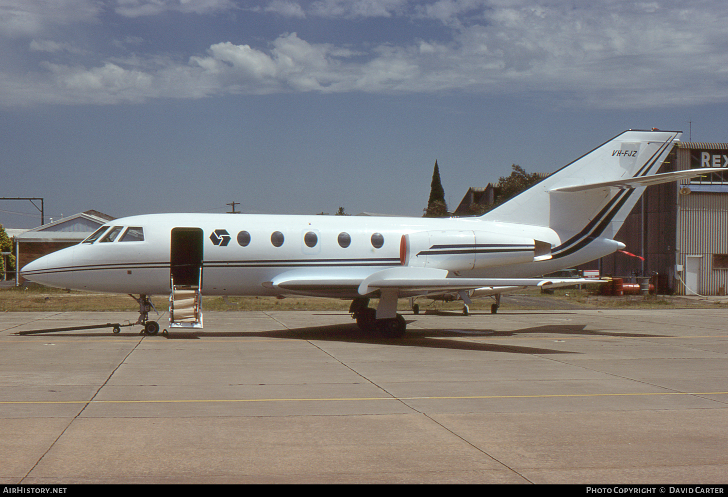 Aircraft Photo of VH-FJZ | Dassault Falcon 20F | Bond Corporation | AirHistory.net #1671