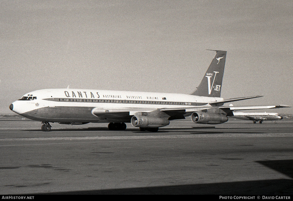 Aircraft Photo of VH-EBD | Boeing 707-138B | Qantas | AirHistory.net #1673