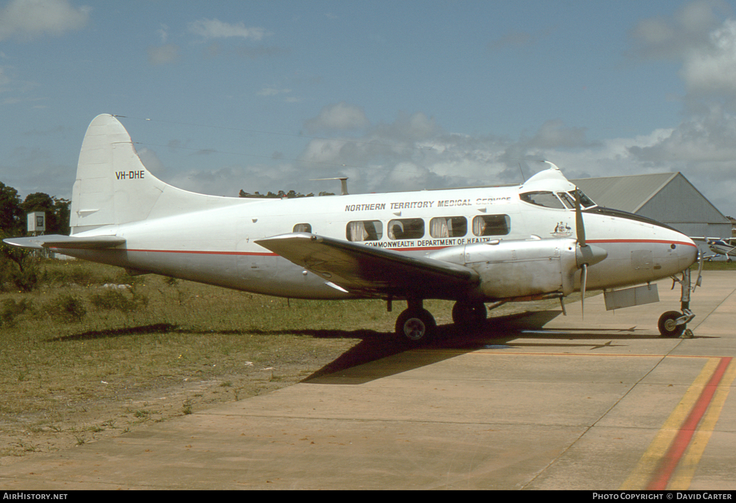 Aircraft Photo of VH-DHE | De Havilland D.H. 104 Dove 6 | Northern Territory Medical Service | AirHistory.net #1687