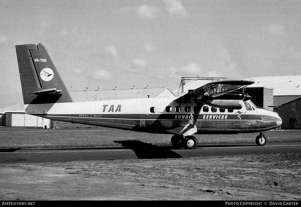 Aircraft Photo of VH-TGR | De Havilland Canada DHC-6-100 Twin Otter | TAA Sunbird Services | AirHistory.net #1691
