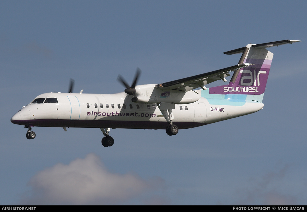 Aircraft Photo of G-WOWC | De Havilland Canada DHC-8-311 Dash 8 | Air Southwest | AirHistory.net #1720