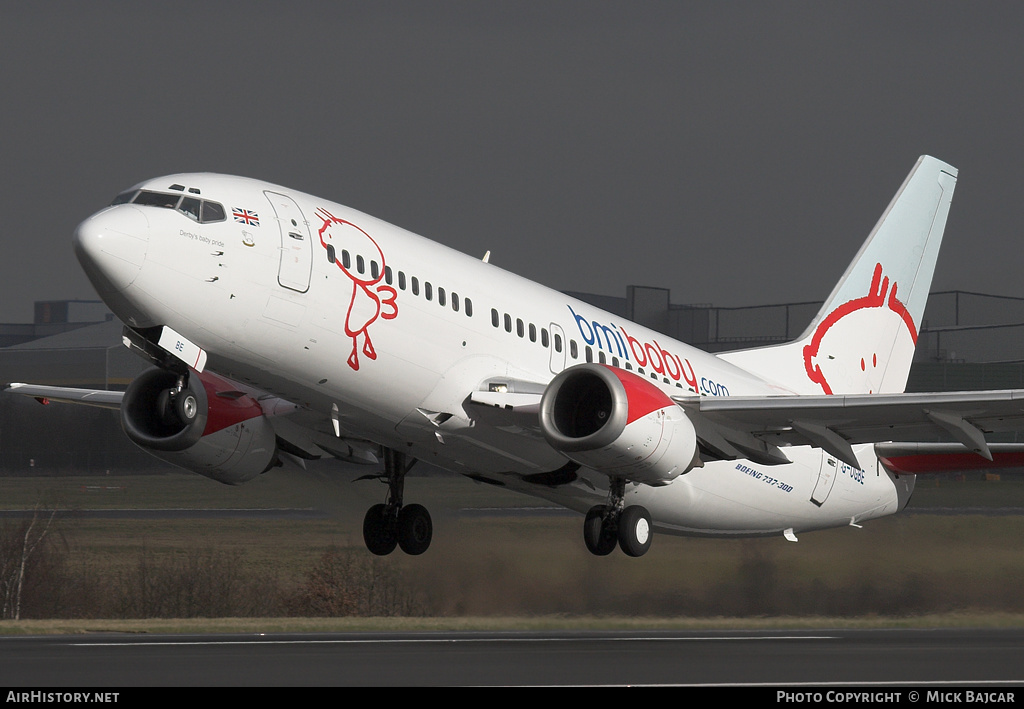 Aircraft Photo of G-OGBE | Boeing 737-3L9 | Bmibaby | AirHistory.net #1724