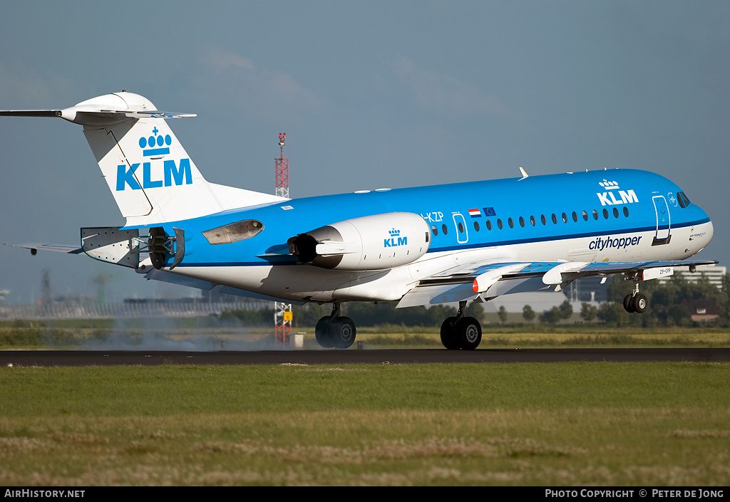 Aircraft Photo of PH-KZP | Fokker 70 (F28-0070) | KLM Cityhopper | AirHistory.net #1742