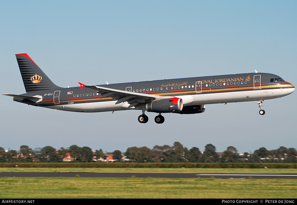 Aircraft Photo of JY-AYJ | Airbus A321-231 | Royal Jordanian Airlines | AirHistory.net #1745