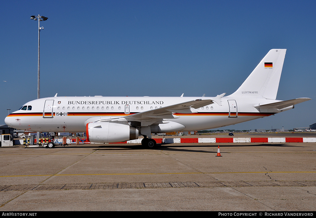 Aircraft Photo of 1501 | Airbus ACJ319 (A319-133/CJ) | Germany - Air Force | AirHistory.net #1779