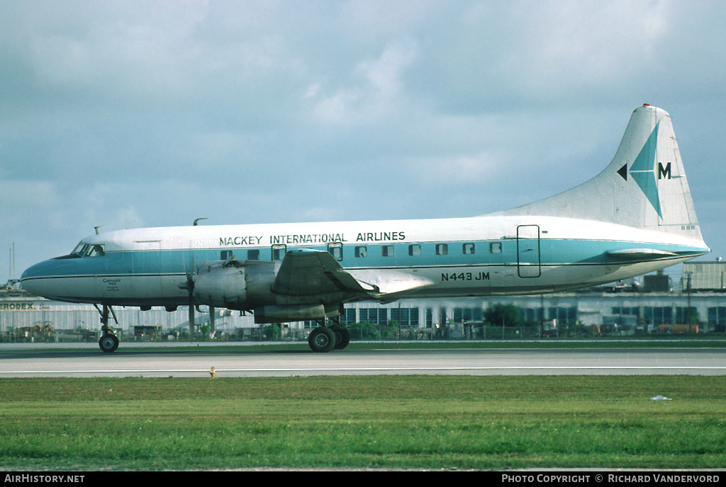 Aircraft Photo of N443JM | Convair 440-86 Metropolitan | Mackey International Airlines | AirHistory.net #1788