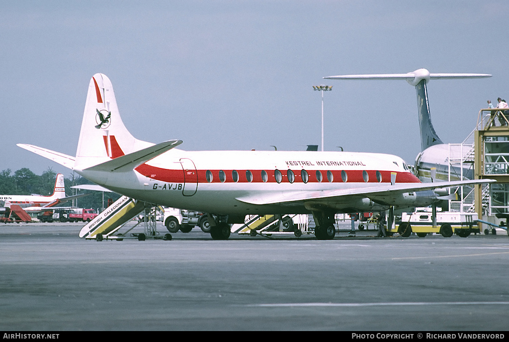 Aircraft Photo of G-AVJB | Vickers 815 Viscount | Kestrel International Airways | AirHistory.net #1790