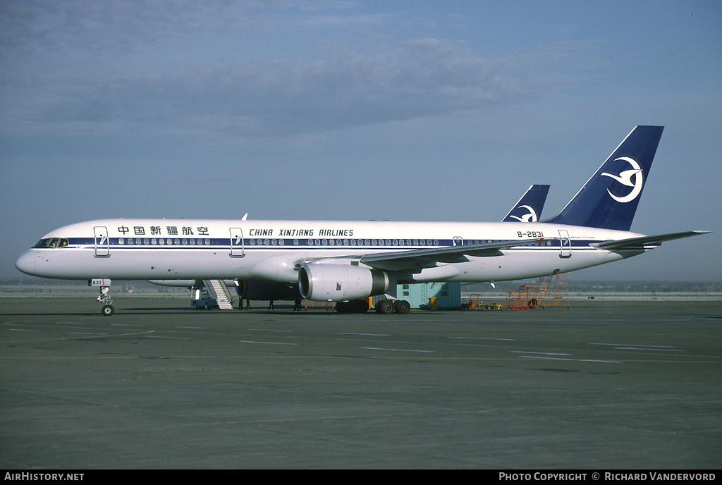 Aircraft Photo of B-2831 | Boeing 757-2Y0 | China Xinjiang Airlines | AirHistory.net #1796