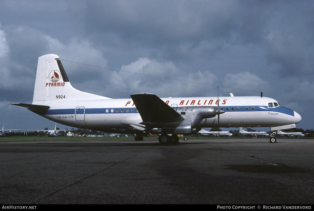 Aircraft Photo of N924 | NAMC YS-11A-309 | Pyramid Airlines | AirHistory.net #1799