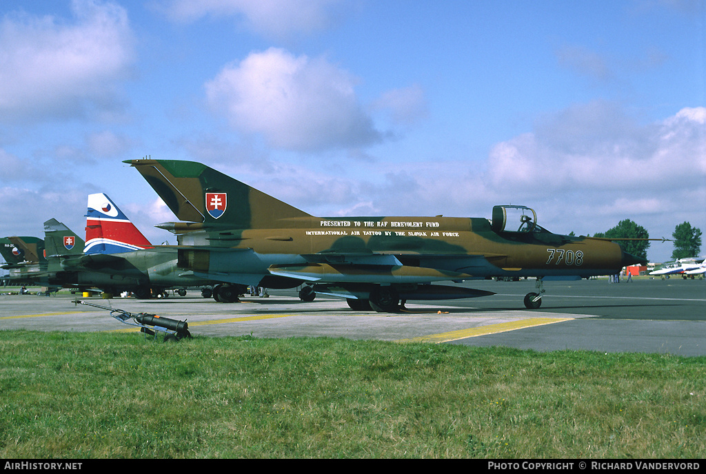 Aircraft Photo of 7708 | Mikoyan-Gurevich MiG-21MF | Slovakia - Air Force | AirHistory.net #1807