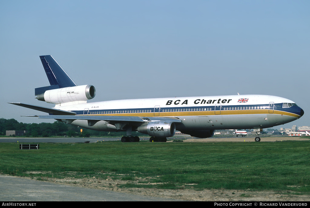 Aircraft Photo of G-BJZE | McDonnell Douglas DC-10-10 | British Caledonian Airways Charter | AirHistory.net #1815