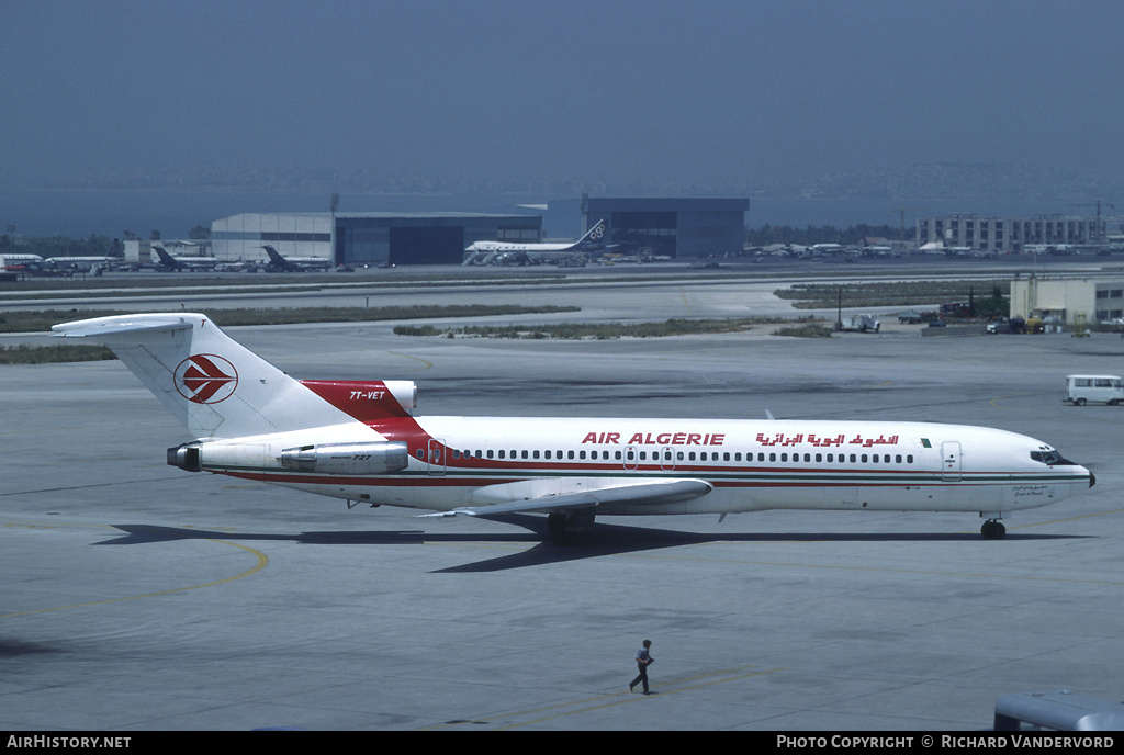 Aircraft Photo of 7T-VET | Boeing 727-2D6/Adv | Air Algérie | AirHistory.net #1832