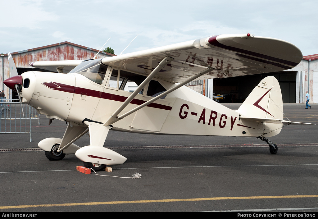 Aircraft Photo of G-ARGY | Piper PA-22/20-160 Pacer | AirHistory.net #1834