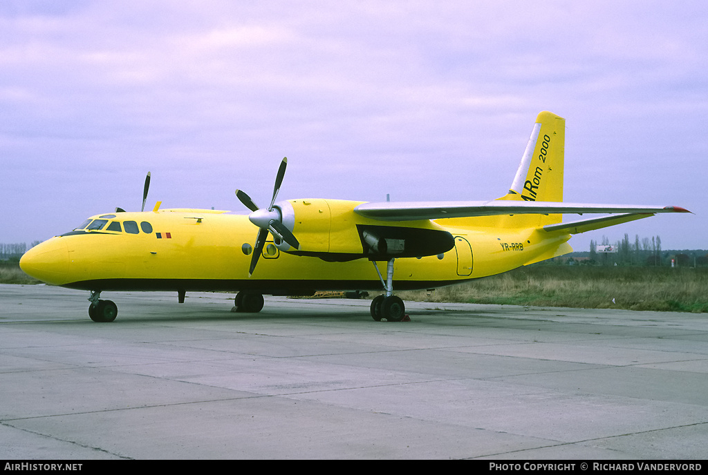 Aircraft Photo of YR-RRB | Antonov An-24RV | AiRom 2000 | AirHistory.net #1840