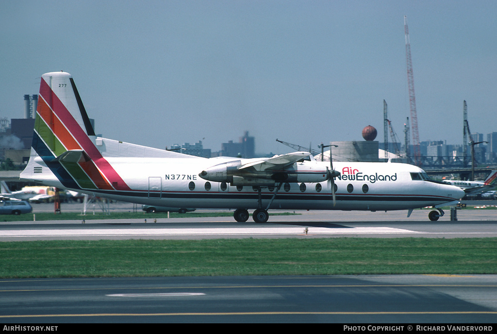 Aircraft Photo of N377NE | Fairchild Hiller FH-227C | Air New England | AirHistory.net #1870