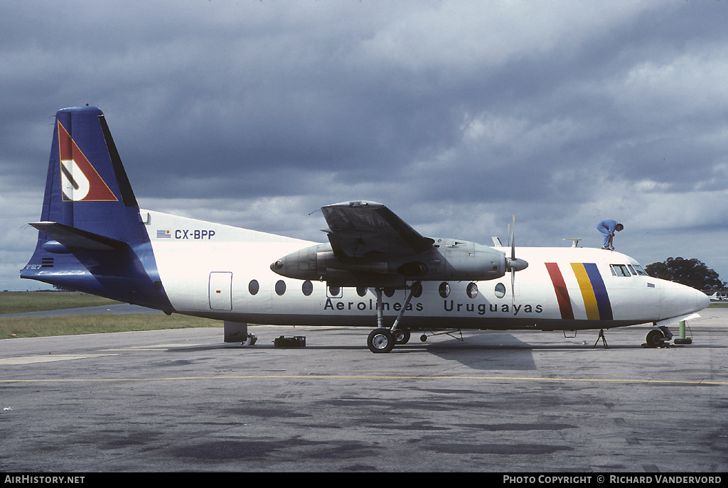 Aircraft Photo of CX-BPP | Fairchild F-27J | Aerolíneas Uruguayas | AirHistory.net #1875