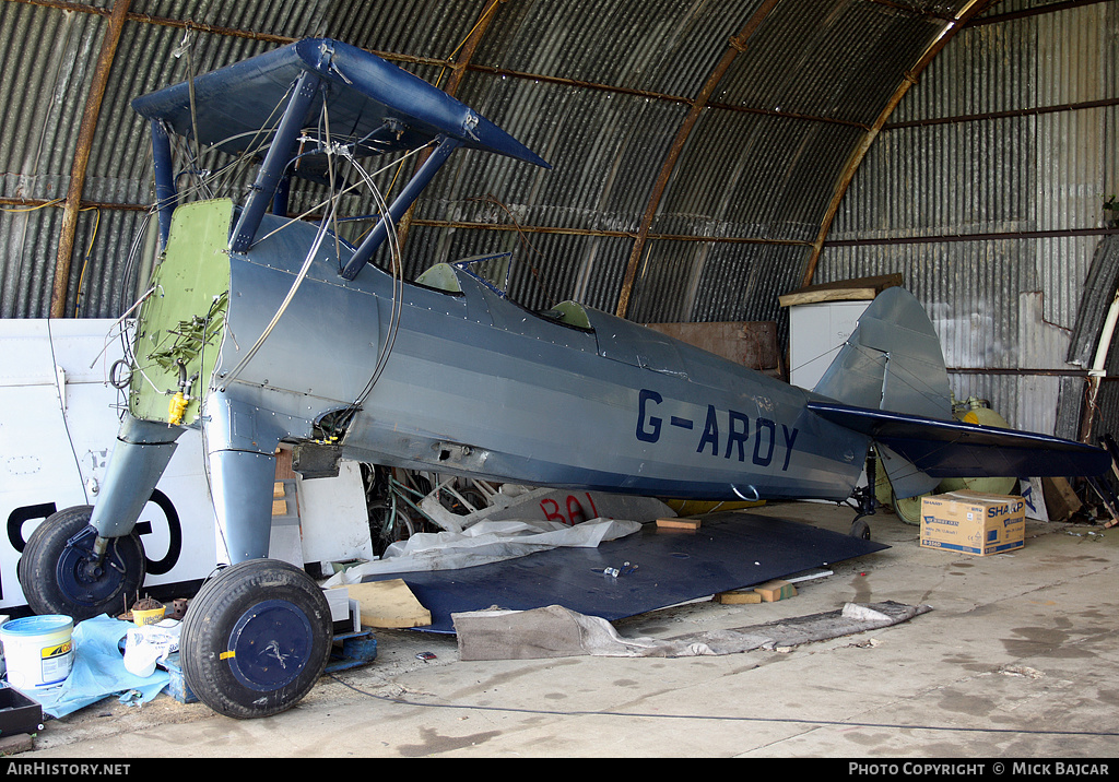 Aircraft Photo of G-AROY | Boeing PT-17/R985 Kaydet (A75N1) | AirHistory.net #1884